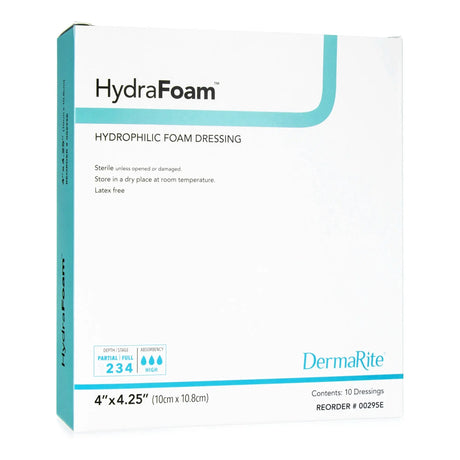 HydraFoam™ Nonadhesive Foam Dressing, 4 x 4¼ Inch HydraFoam™