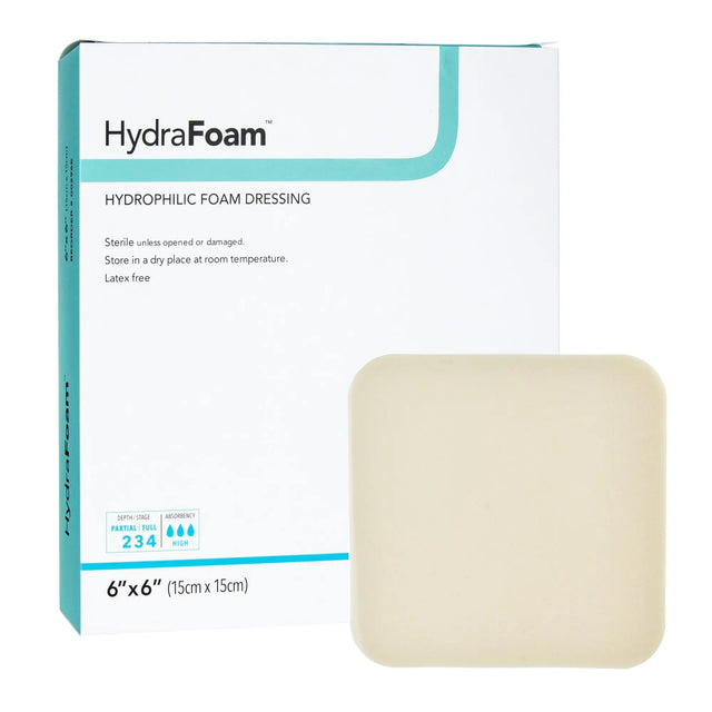 HydraFoam™ Nonadhesive Foam Dressing, 6 x 6 Inch HydraFoam™