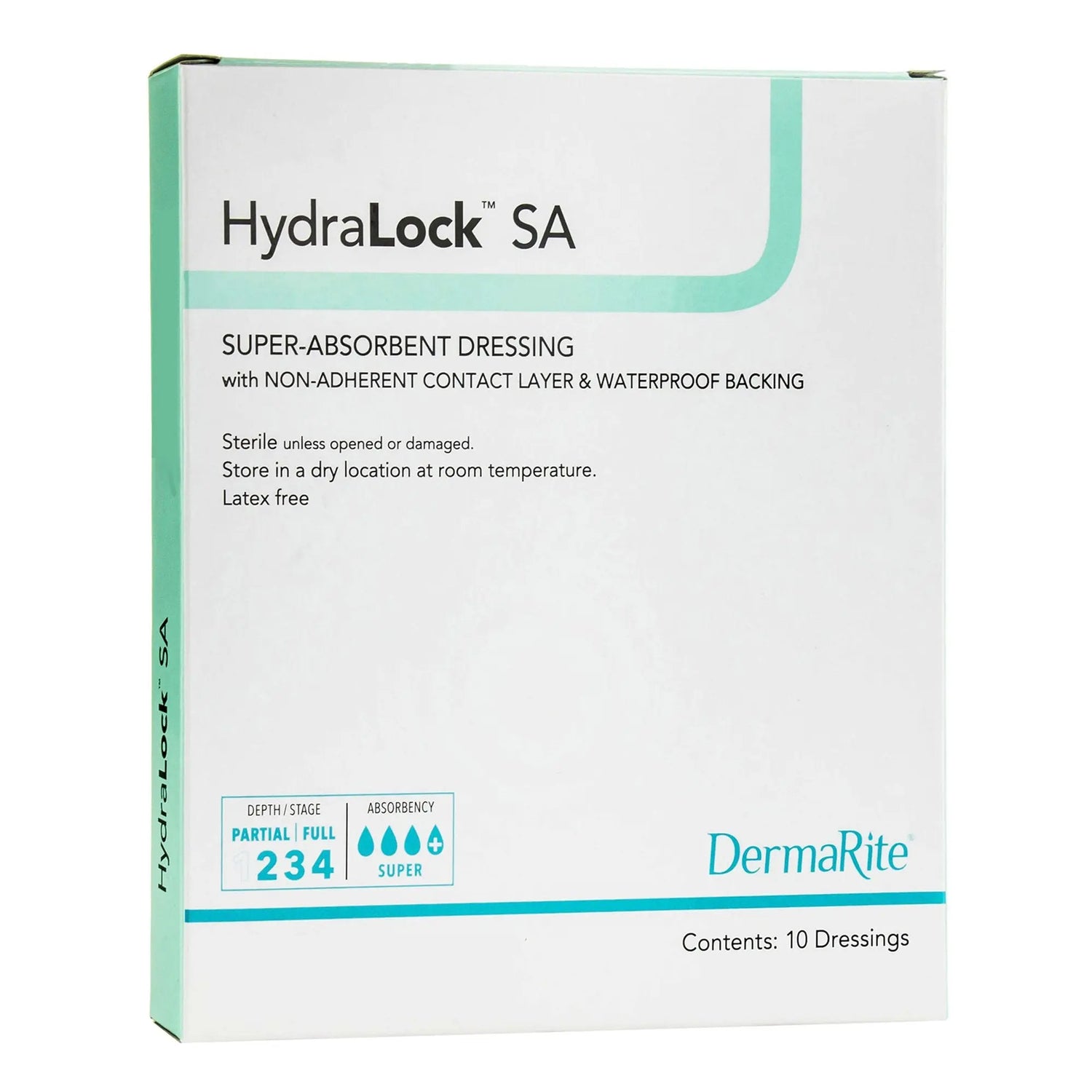 HydraLock™ Super Absorbent Dressing, 6 x 10 Inch HydraLock™ SA