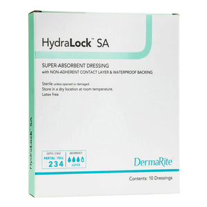 HydraLock™ Super Absorbent Dressing, 6 x 10 Inch HydraLock™ SA
