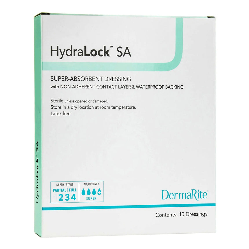 HydraLock™ Super Absorbent Dressing, 6 x 10 Inch HydraLock™ SA