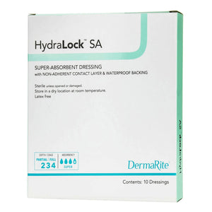 HydraLock™ Super Absorbent Dressing, 6 x 10 Inch HydraLock™ SA
