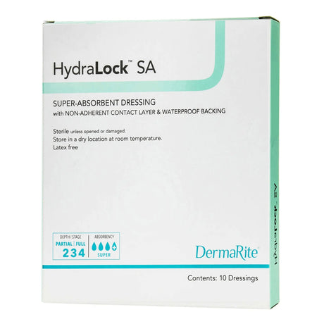 HydraLock™ Super Absorbent Dressing, 6 x 10 Inch HydraLock™ SA