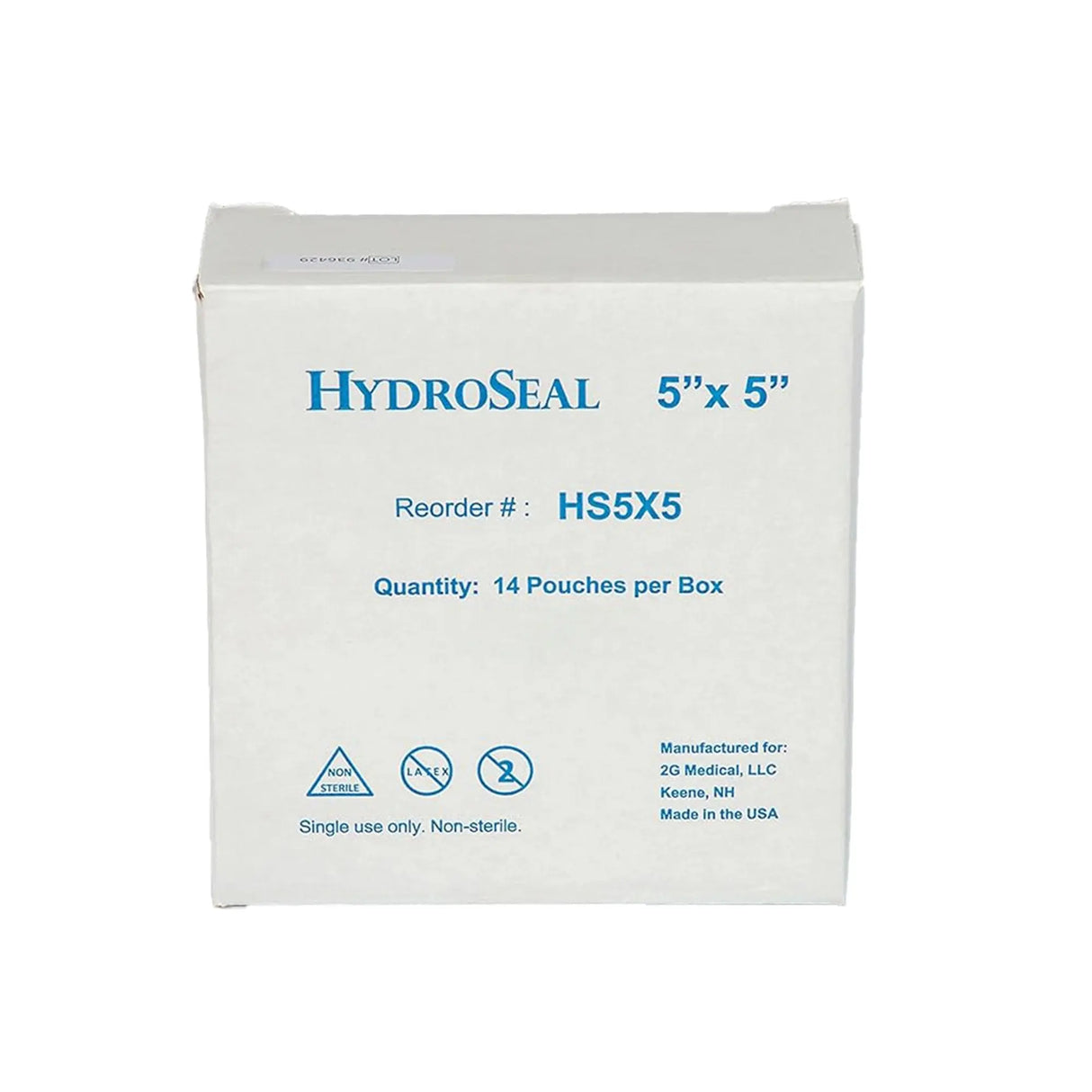 HydroSeal IV Site Barrier Protector, 5 x 5 Inch HydroSeal