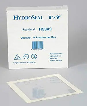 HydroSeal IV Site Barrier Protector, 9 x 9 Inch HydroSeal