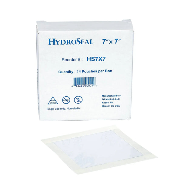 HydroSeal IV Site Barrier Protector, Clear, 7 x 7 inch, Disposable HydroSeal