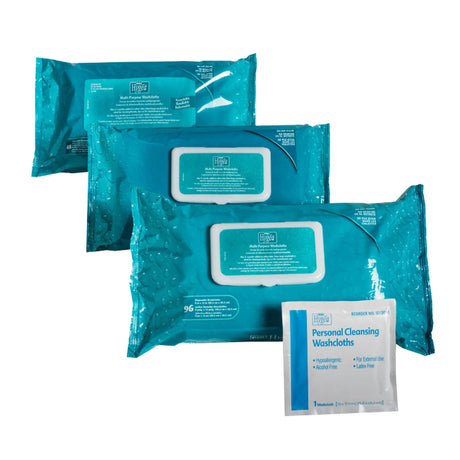 Hygea® Scented Multi-Purpose Washcloths, Individual Packet Hygea®