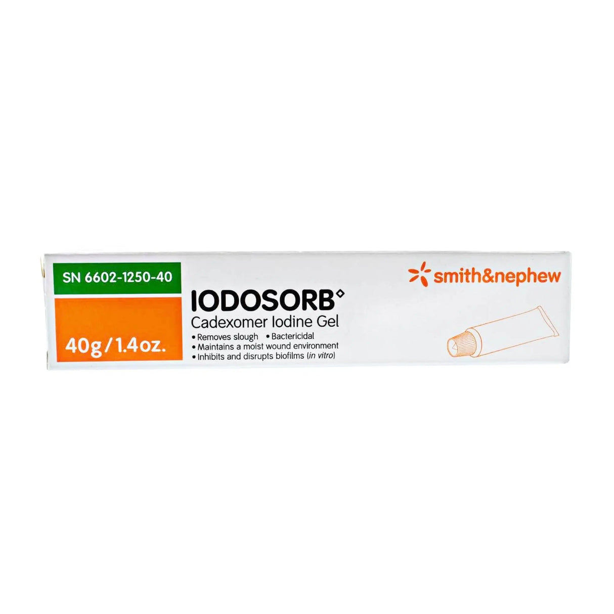 Iodosorb Antimicrobial Wound Gel, 40-gram tube - getMovility