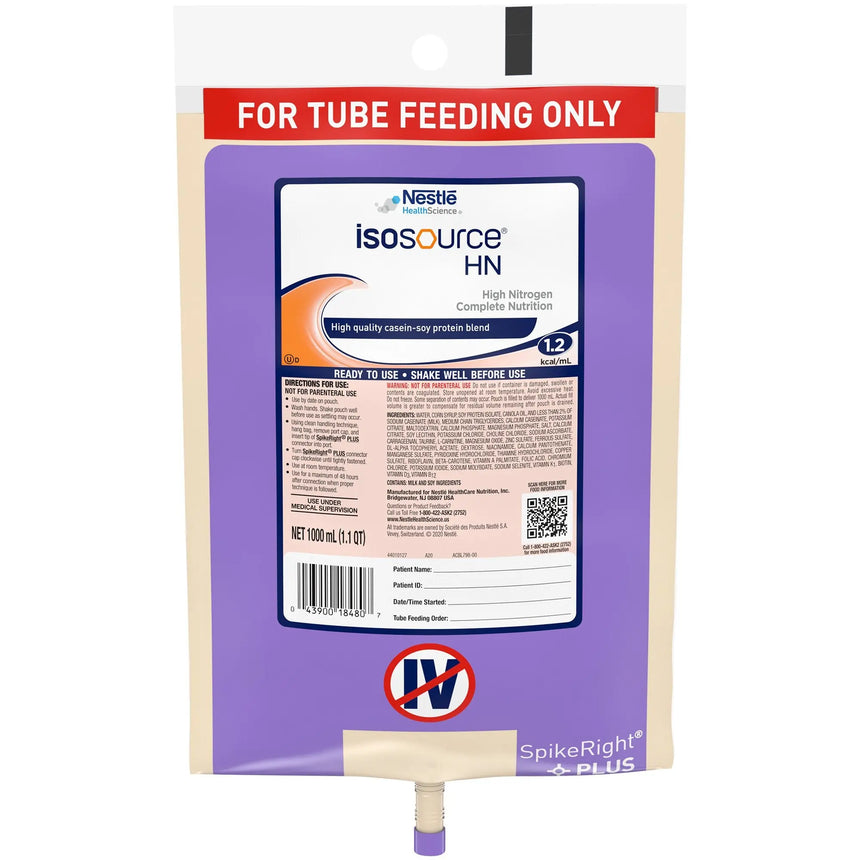 Isosource® HN Tube Feeding Formula, 33.8 oz. Bag Isosource® HN