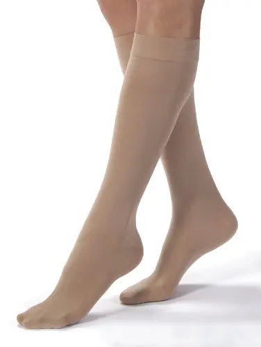 Jobst Opaque 15-20 Knee-Hi Silky Beige Large Movility LLC- CM