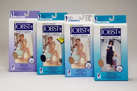 Jobst Ultrasheer 20-30 CT Knee-Hi Natural Large (pair) Movility LLC- CM