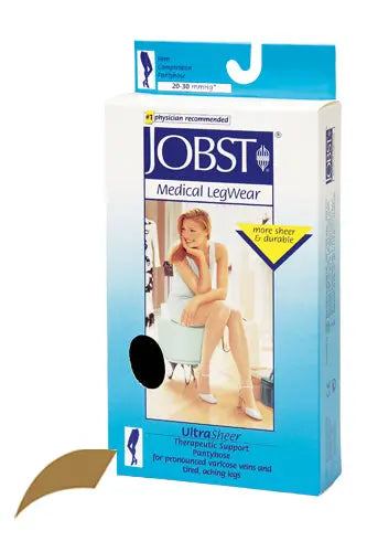 Jobst Ultrasheer 20-30 CT Pantyhose Sun Tan Large Movility LLC- CM