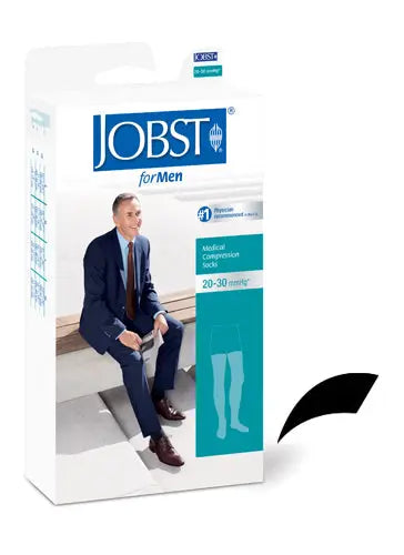 Jobst for Men 20-30 Thigh-Hi Large Black Movility LLC- CM