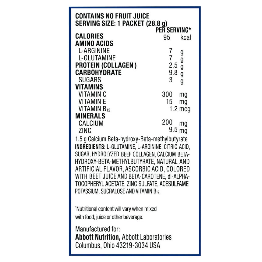 Juven® Fruit Punch Therapeutic Nutrition Powder for Wound Healing Juven®