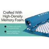 Kanjo Acupressure Memory Foam Foot Mat, Teal Kanjo