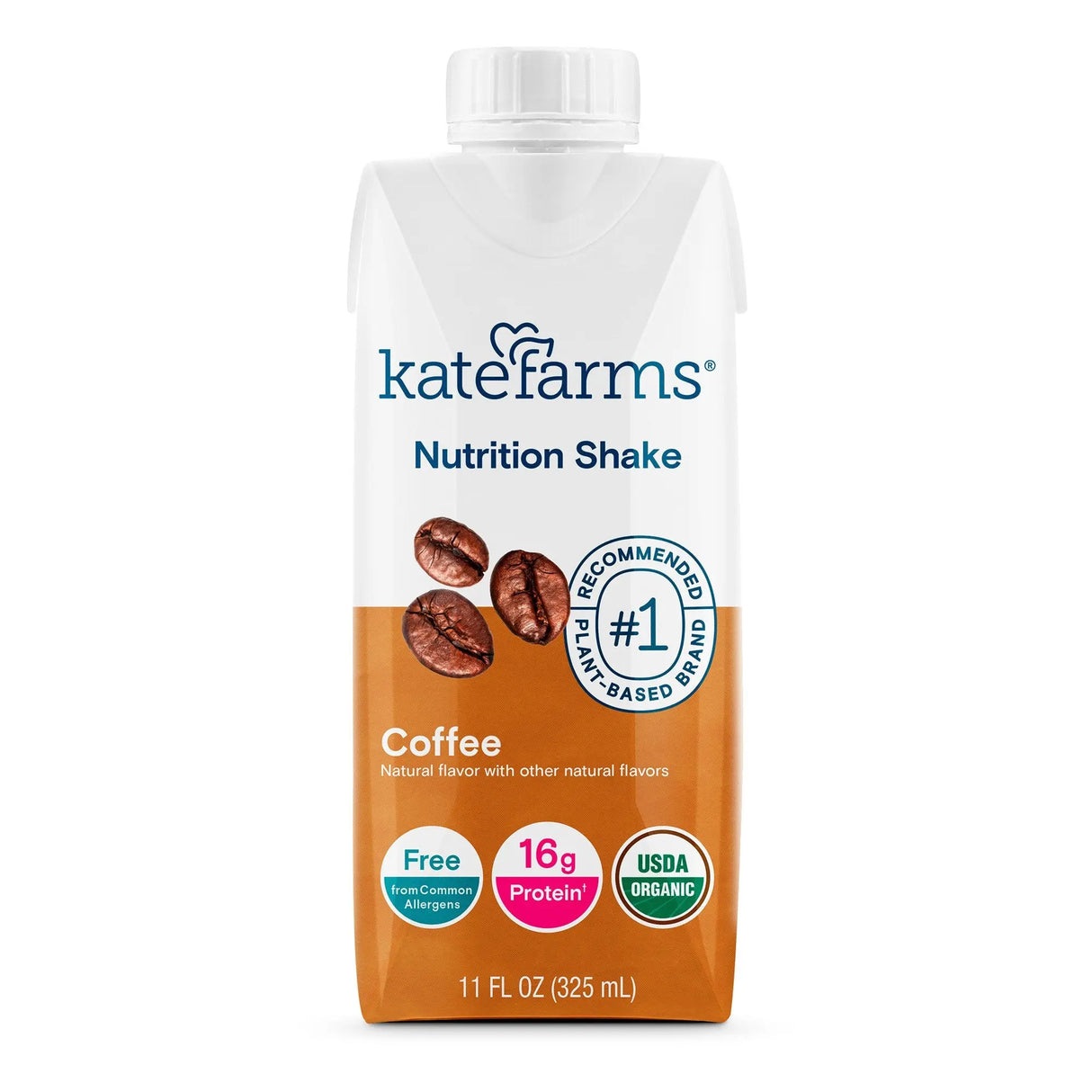 Kate Farms® Nutrition Shake, Coffee Flavor, 11-ounce carton Kate Farms Nutrition Shake