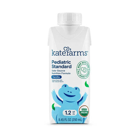 Kate Farms® Pediatric Standard 1.2 Sole-Source Nutrition Formula, Vanilla Flavor, 8.45-ounce carton Kate Farms Pediatric Standard 1.2