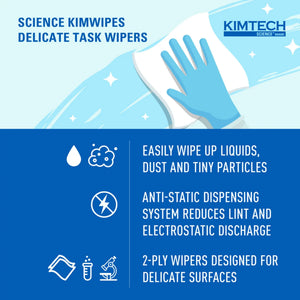 Kimtech Science™ Kimwipes™ Delicate Task Wipes, 2-Ply Kimtech Science Kimwipes