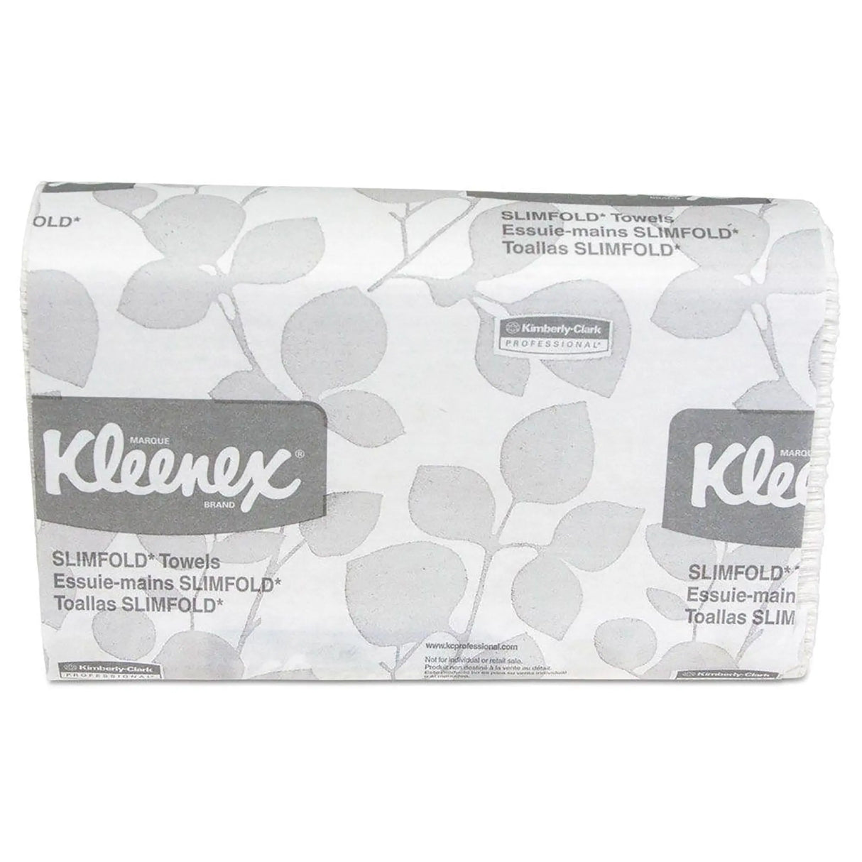 Kleenex® Slimfold Towels, Absorbency Pockets, White, Single Ply Kleenex® Slimfold