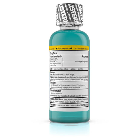 Listerine® Cool Mint® Antiseptic Mouthwash, 3.2 oz. Bottle Listerine®