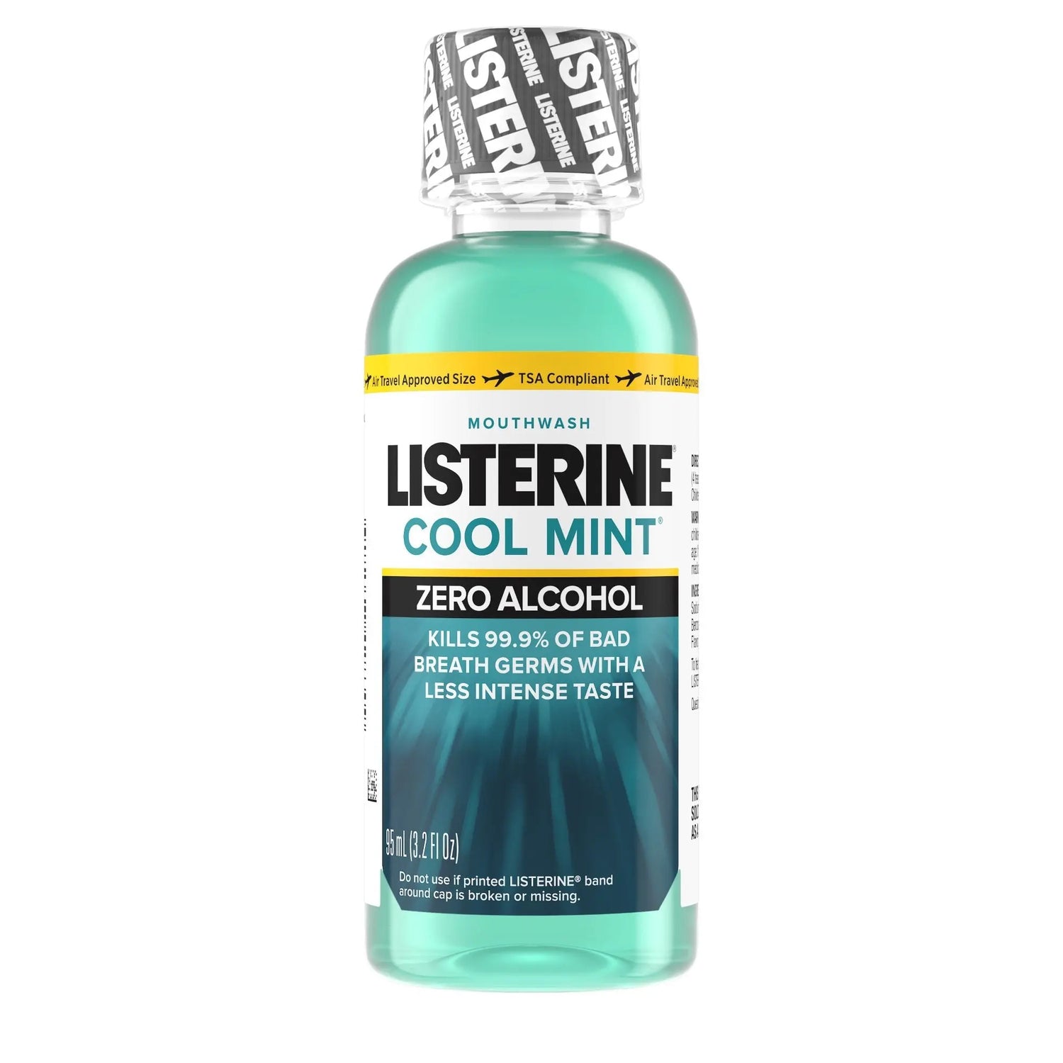 Listerine® Zero® Clean Mint Mouthwash, 3.2 oz. Bottle Listerine® Zero™