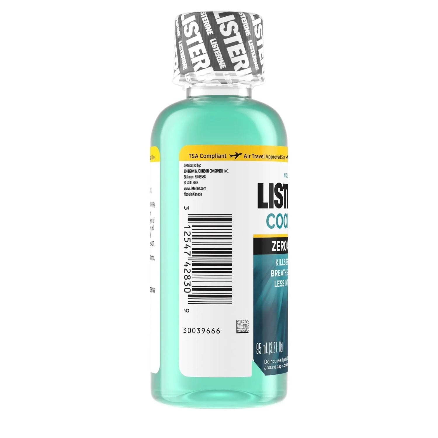 Listerine® Zero® Clean Mint Mouthwash, 3.2 oz. Bottle Listerine® Zero™