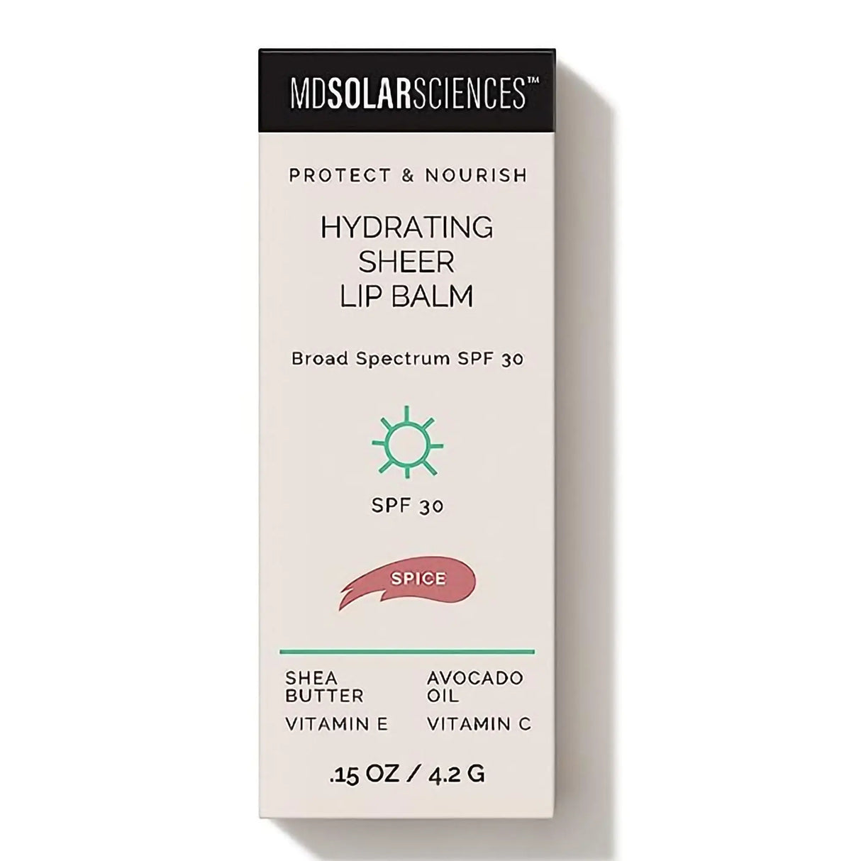 MDSolarSciences® Hydrating Sheer Lip Balm, Spice MDSolarsciences™ Hydrating Sheer SPF 30