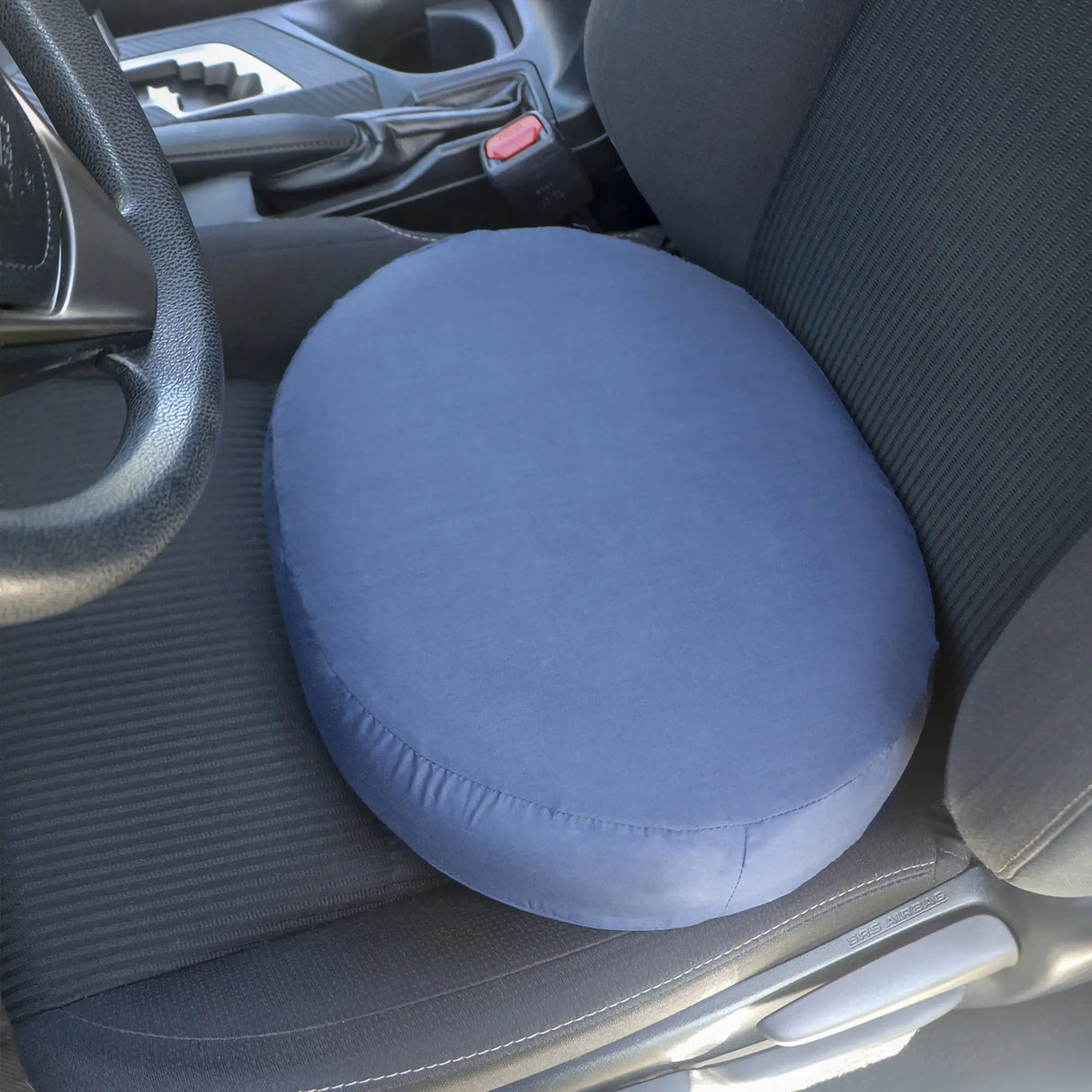 Mabis Healthcare Molded Foam Doughnut Seat Cushion, 16 Inch, Navy Mabis Healthcare