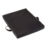 Mabis® Wheelchair Seat Cushion, Black, 16 D x 20 W x 2 H in. DMI®