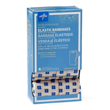 Matrix Double Hook and Loop Closure Elastic Bandage, 6 Inch x 10 Yard Matrix