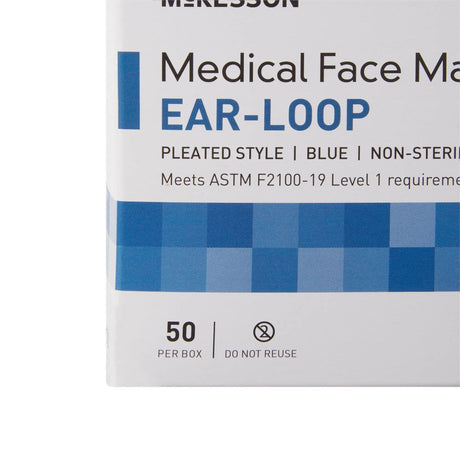 McKesson ASTM Level 1 Medical Face Masks, Blue McKesson