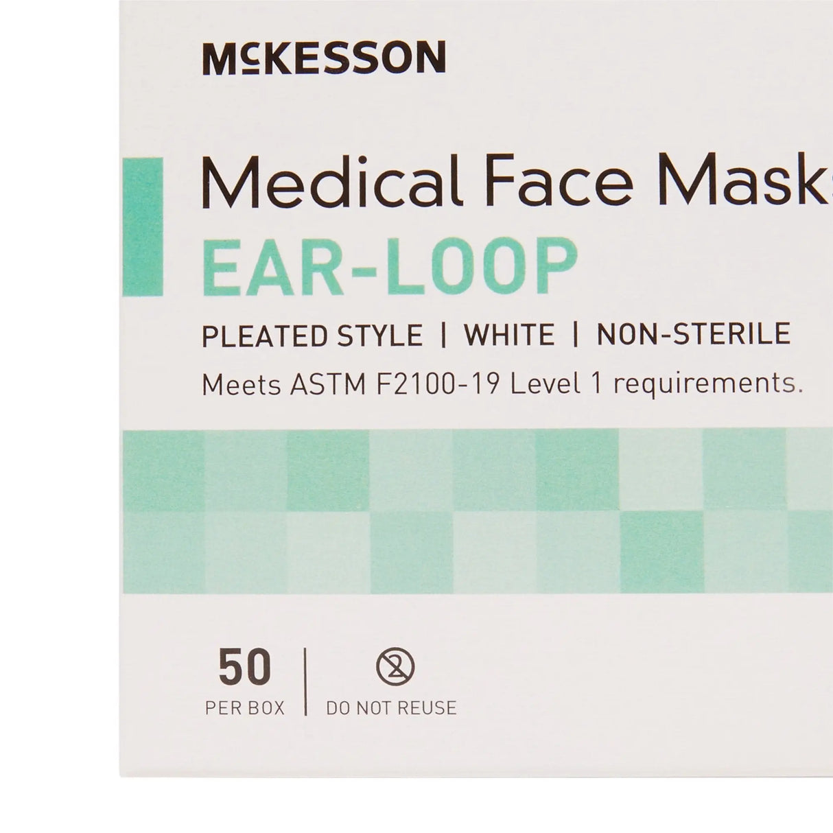 McKesson ASTM Level 1 Medical Face Masks, White McKesson