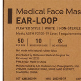 McKesson ASTM Level 1 Medical Face Masks, White McKesson