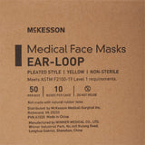 McKesson ASTM Level 1 Medical Face Masks, Yellow McKesson