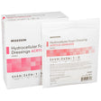 McKesson Acrylic Adhesive with Border Foam Dressing, 4 x 4 Inch McKesson