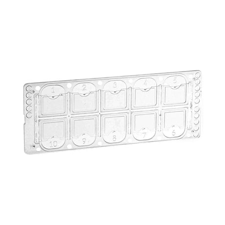 McKesson Acrylic Microscope Precision Cell Slide, 10-Chamber McKesson