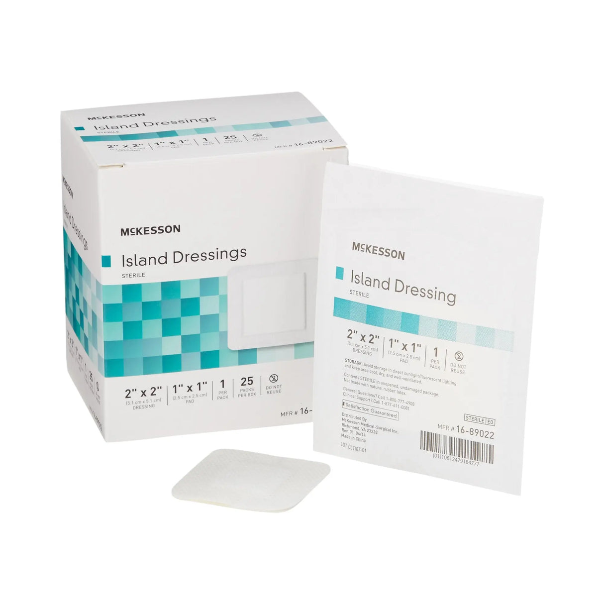 McKesson Adhesive Dressing, 2 x 2 Inch McKesson