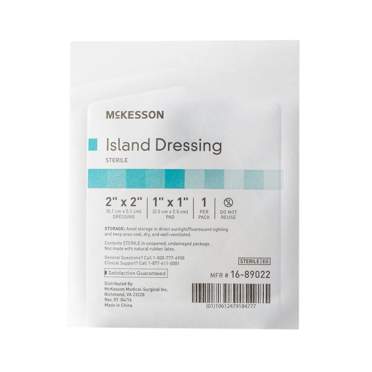 McKesson Adhesive Dressing, 2 x 2 Inch McKesson