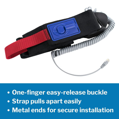 McKesson Alarm Sensor Seat Belt, For Use With 162-1130 - Corded Fall Prevention Monitor McKesson Brand