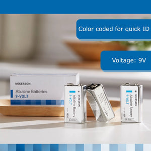 McKesson Alkaline Battery, 9V Cell McKesson