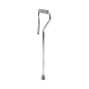 McKesson Aluminum Silver Offset Cane, 30 – 39 Inch Height McKesson