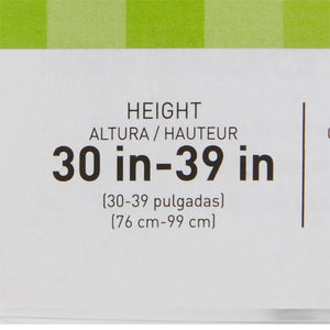 McKesson Aluminum Silver Offset Cane, 30 – 39 Inch Height McKesson