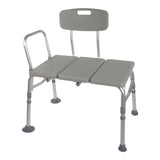 McKesson Aluminum Transfer Bench with Reversible Back McKesson