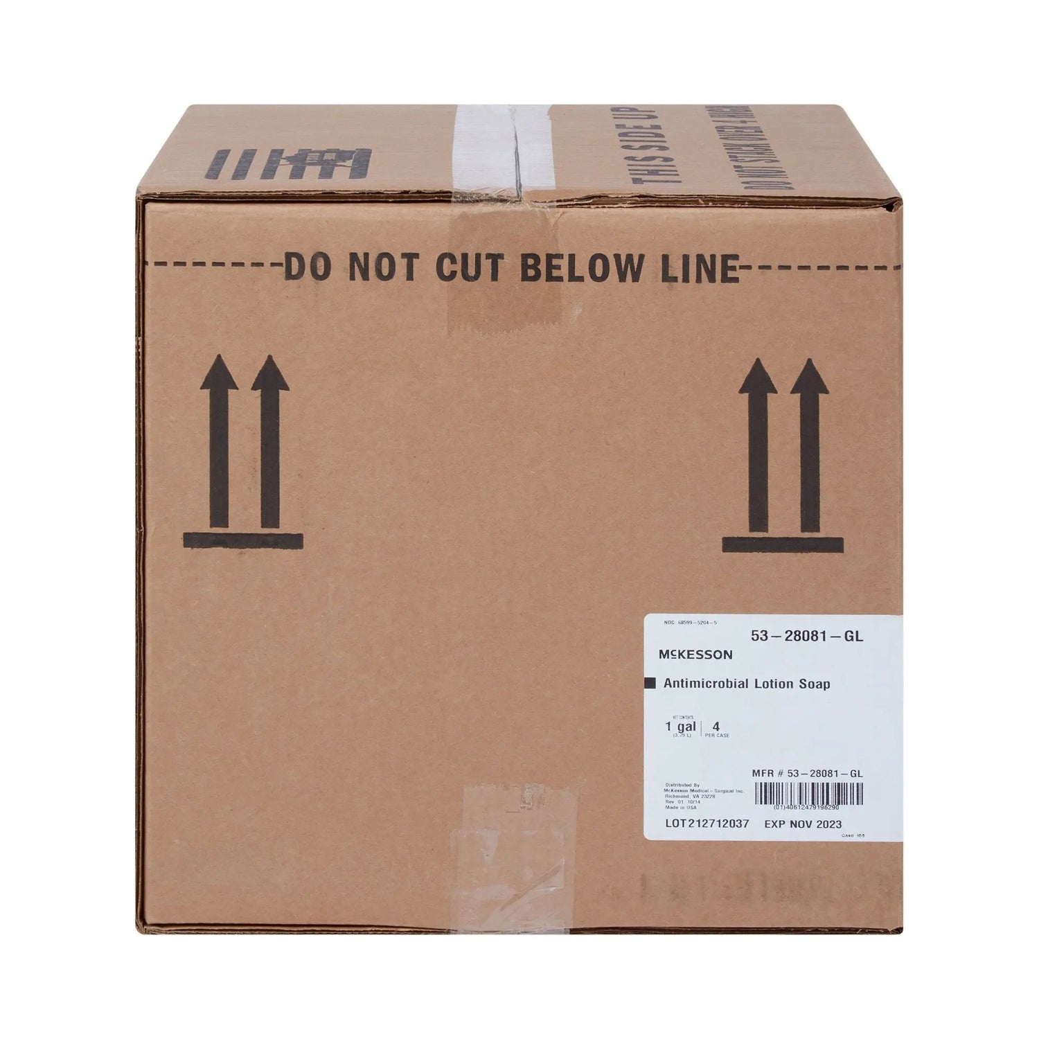 McKesson Antimicrobial Lotion Soap, Herbal Scent, 1-gal Jug, Green, 0.95% Strength - getMovility