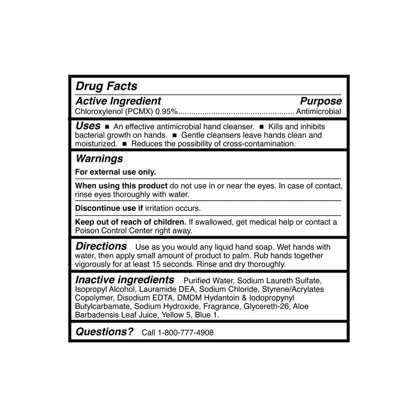 McKesson Antimicrobial Lotion Soap, Herbal Scent, 18 oz, Pump Bottle, Green, 0.95% Strength - getMovility