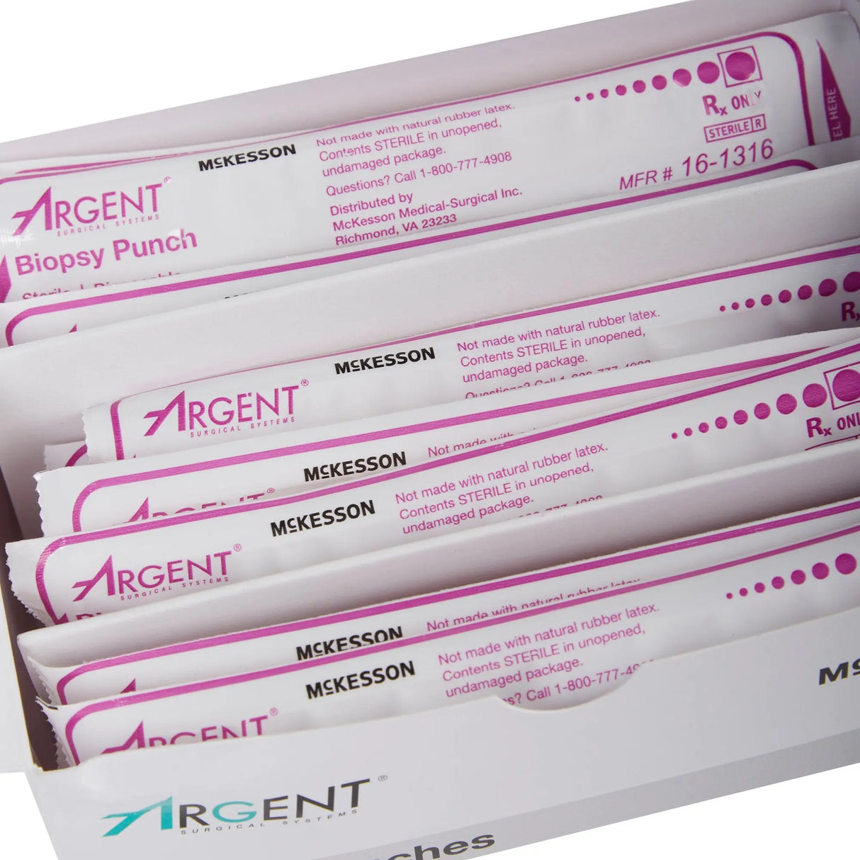 McKesson Argent™ Disposable Biopsy Punches, 8.0 mm - getMovility