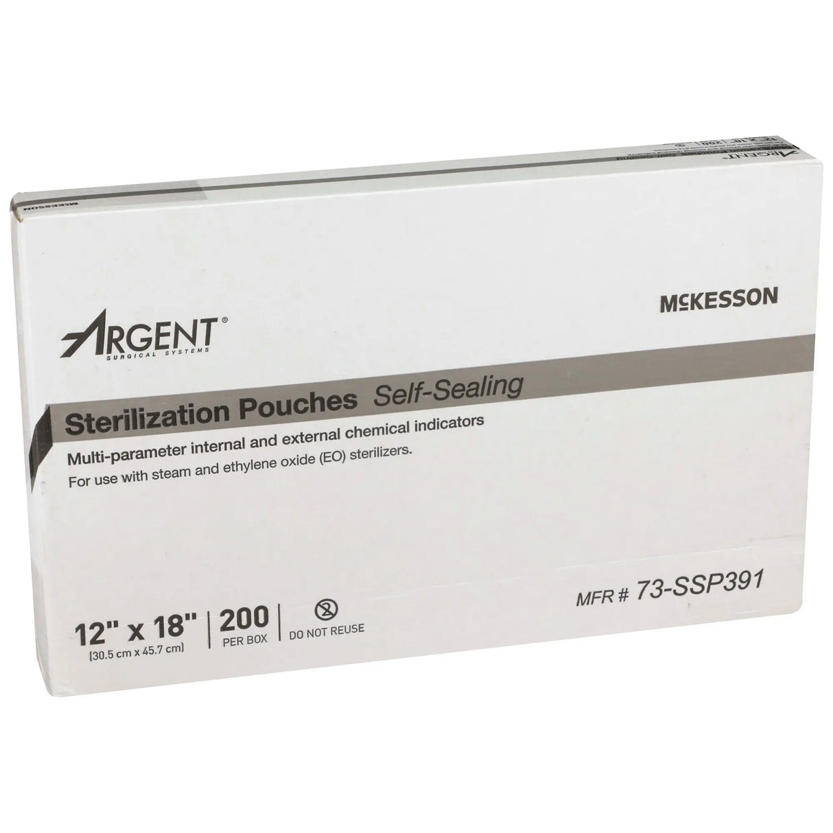 McKesson Argent® Sure-Check® Sterilization Pouch, 12 x 18 Inch McKesson Argent™ Sure-Check®