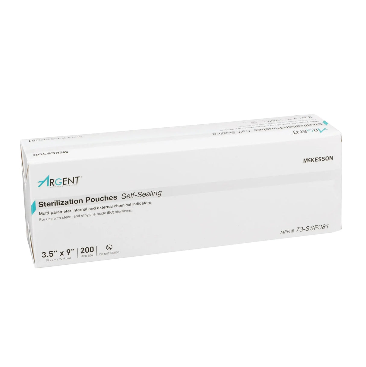 McKesson Argent® Sure-Check® Sterilization Pouch, 3½ x 9 Inch McKesson Argent™ Sure-Check®