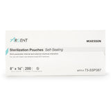 McKesson Argent® Sure-Check® Sterilization Pouch, 8 x 16 Inch McKesson Argent™ Sure-Check®