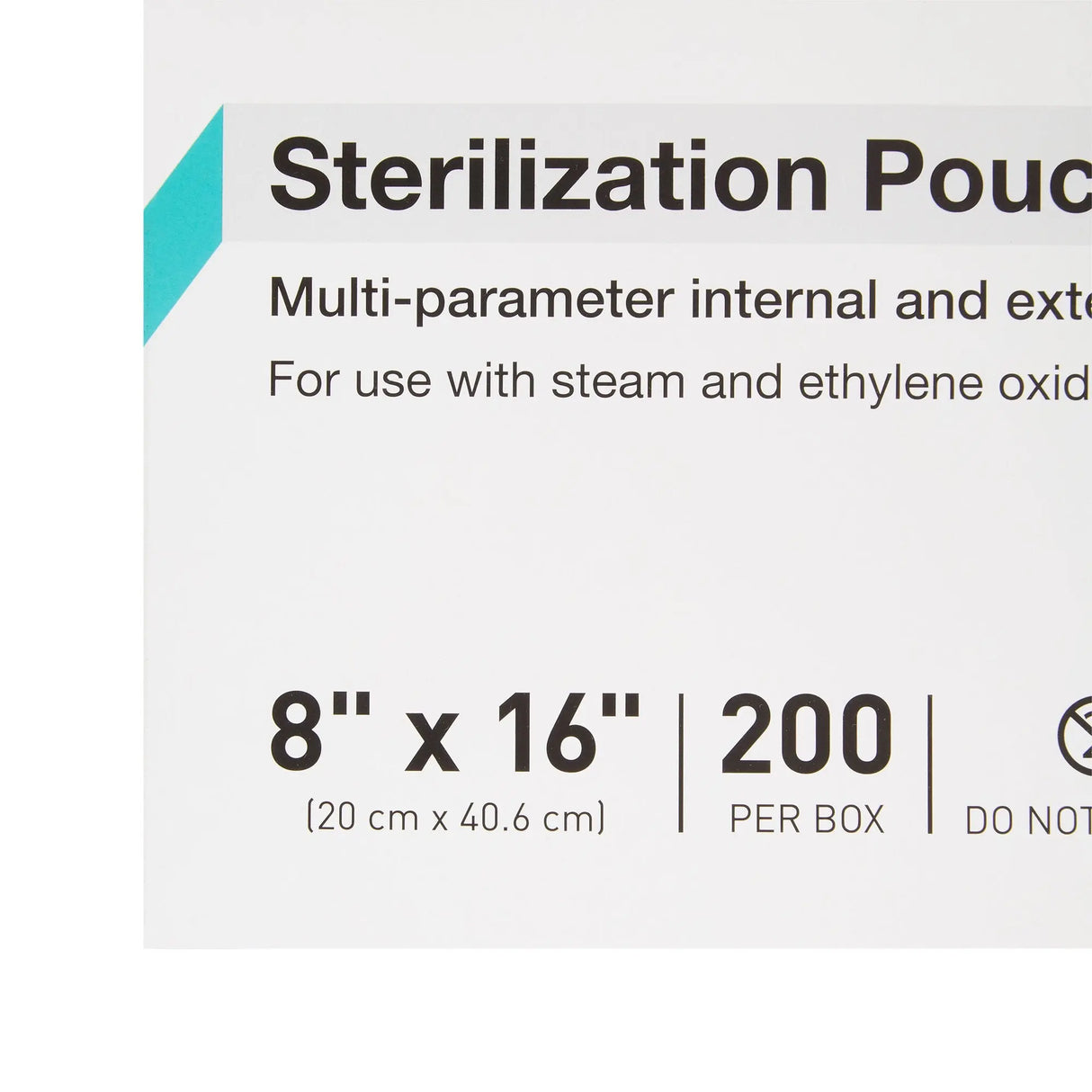 McKesson Argent® Sure-Check® Sterilization Pouch, 8 x 16 Inch McKesson Argent™ Sure-Check®